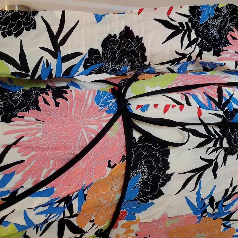 Topshop Floral Maxi Wrap Dress - Picture 5 of 11